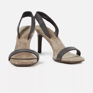 BRUNELLO CUCINELLI Leather Slingback Sandals US 7/ EU37
New with tags